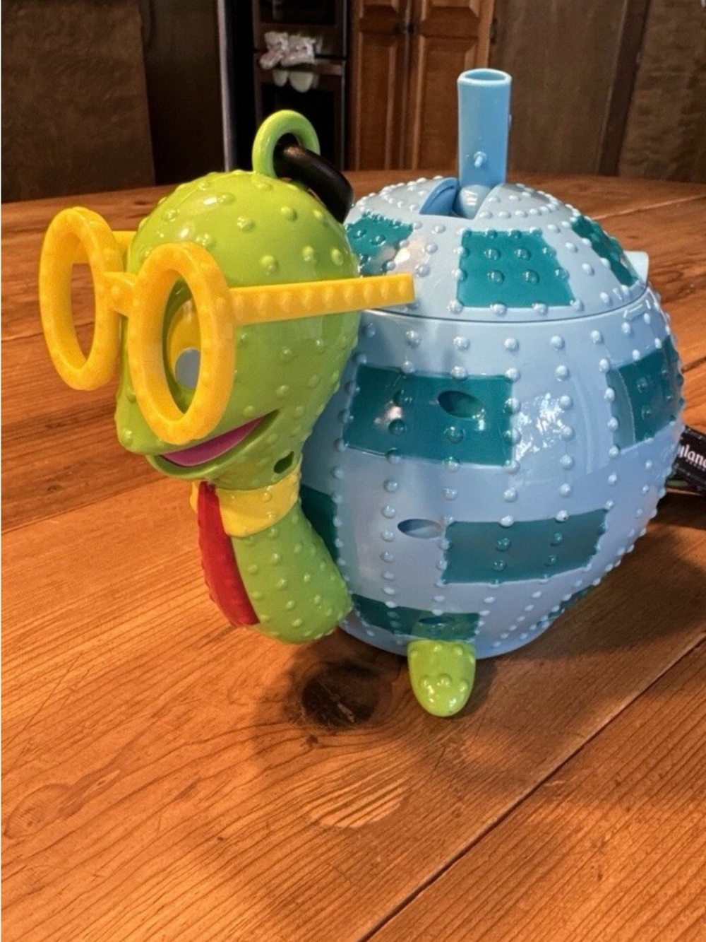 Disney Green & Light Blue Turtle Bath Playset with Yellow Glasses